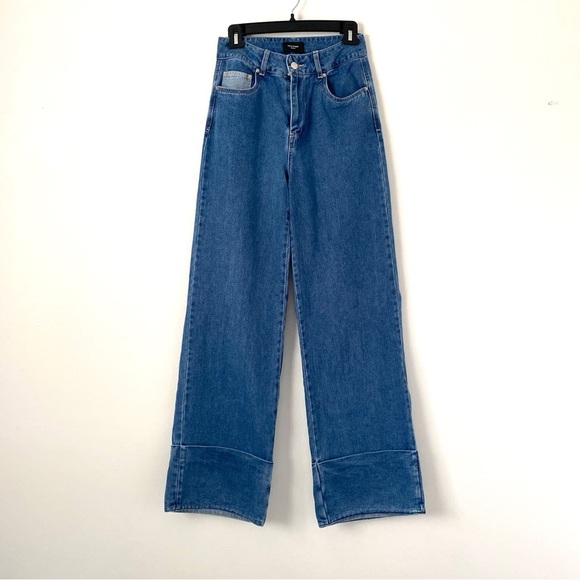 VERO MODA Kathy High Waist Wide Leg Jeans - Picture 2 of 6